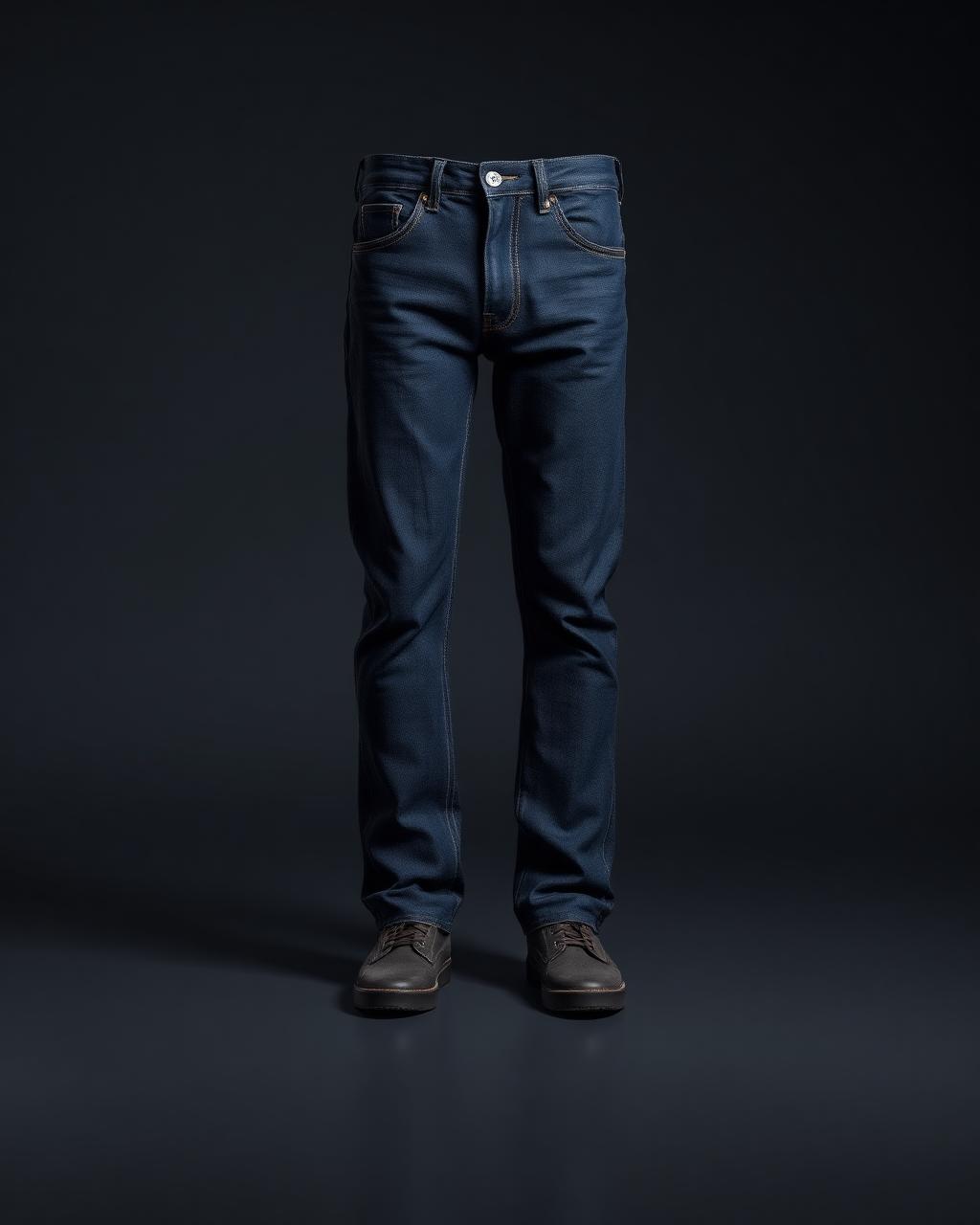 Raw Indigo Tapered Jean