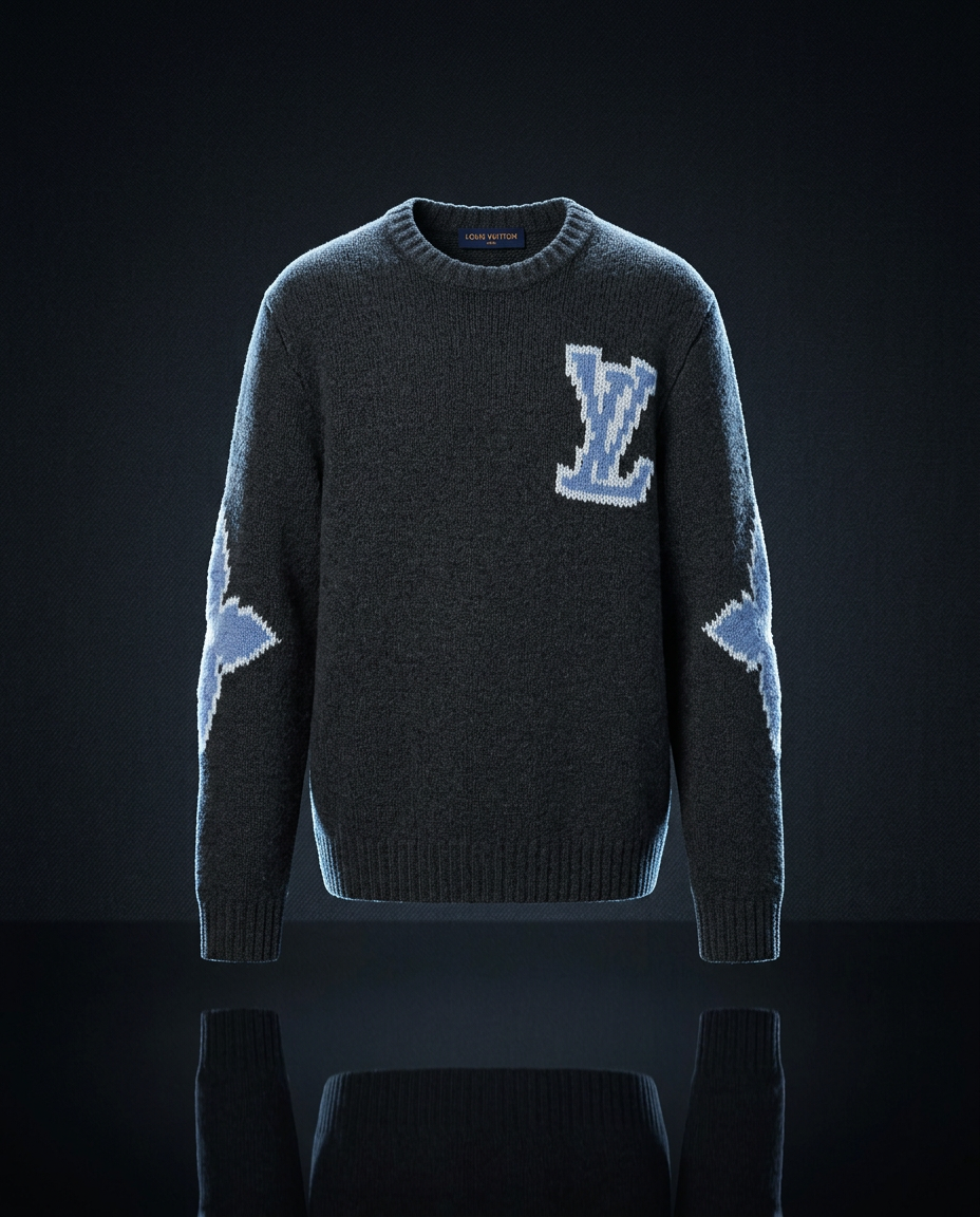 Monogram Knit Sweater